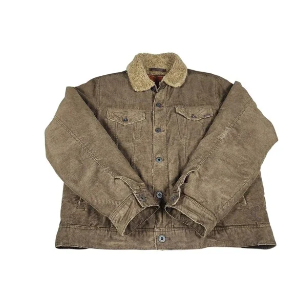 American Eagle Outfitters Vintage Sherpa Corduroy Jacket Size Large